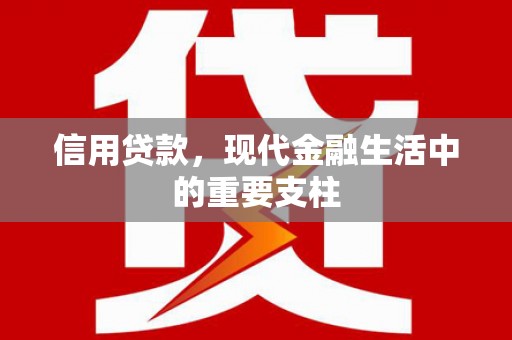 湾仔区信用贷款，现代金融生活中的重要支柱