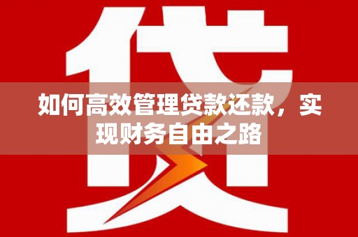 湾仔区如何高效管理贷款还款，实现财务自由之路