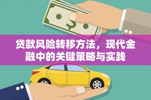 湾仔区贷款风险转移方法，现代金融中的关键策略与实践
