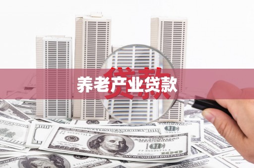 湾仔区养老产业贷款