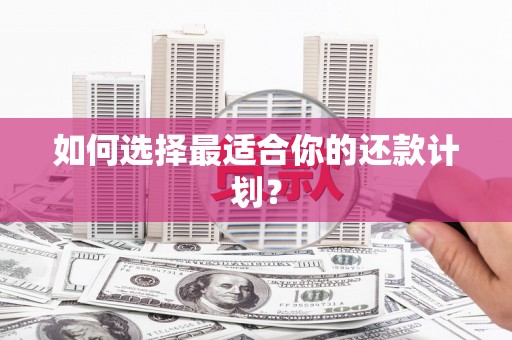 湾仔区如何选择最适合你的还款计划？