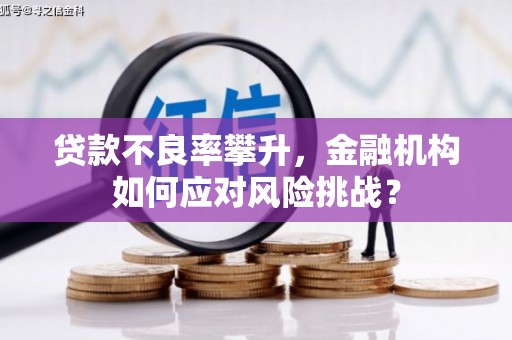 湾仔区贷款不良率攀升，金融机构如何应对风险挑战？