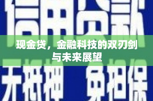 湾仔区现金贷，金融科技的双刃剑与未来展望