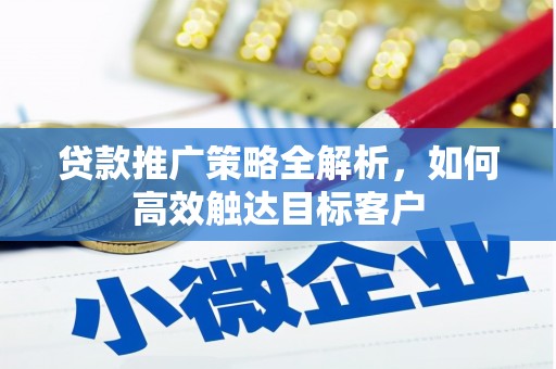 湾仔区贷款推广策略全解析，如何高效触达目标客户