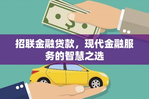 湾仔区招联金融贷款，现代金融服务的智慧之选