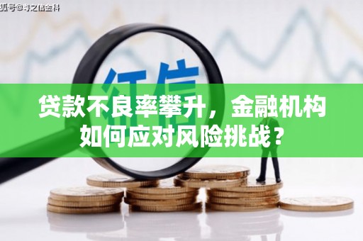 湾仔区贷款不良率攀升，金融机构如何应对风险挑战？
