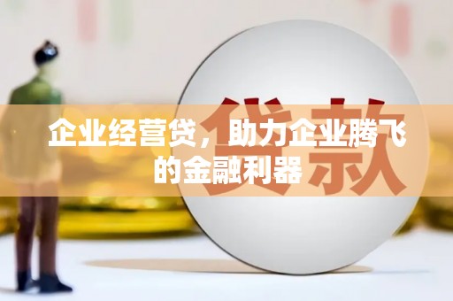 湾仔区企业经营贷，助力企业腾飞的金融利器