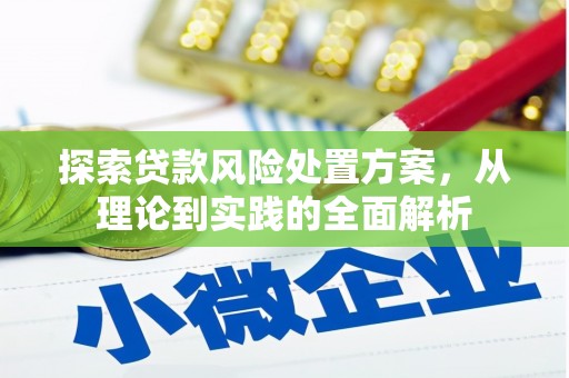 湾仔区探索贷款风险处置方案，从理论到实践的全面解析