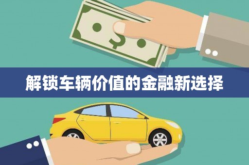 湾仔区解锁车辆价值的金融新选择