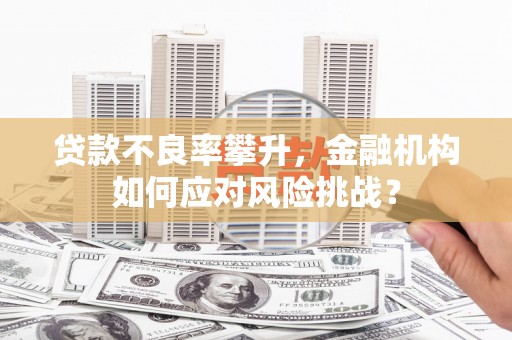 湾仔区贷款不良率攀升，金融机构如何应对风险挑战？