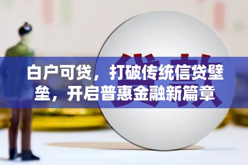 湾仔区白户可贷，打破传统信贷壁垒，开启普惠金融新篇章