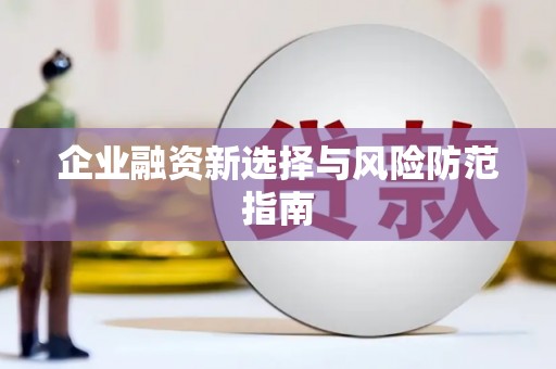 湾仔区企业融资新选择与风险防范指南